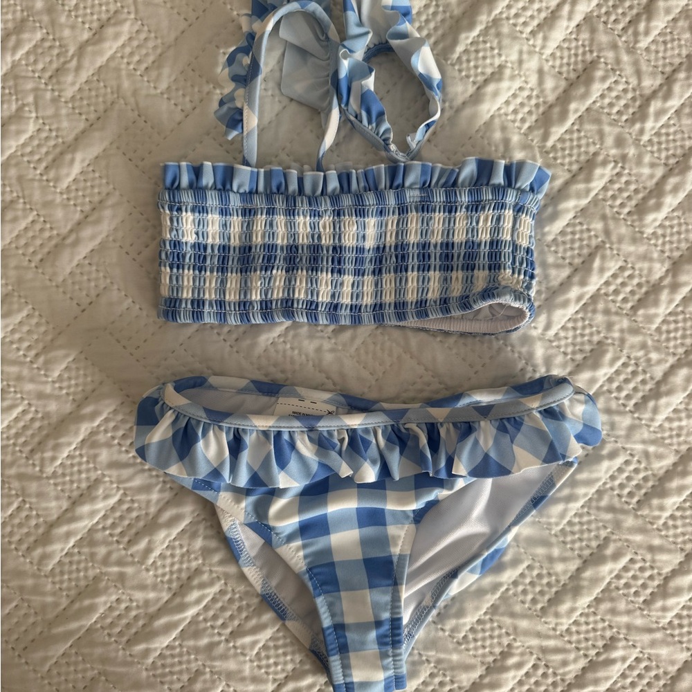 Ralph Lauren Blue and White Bikini